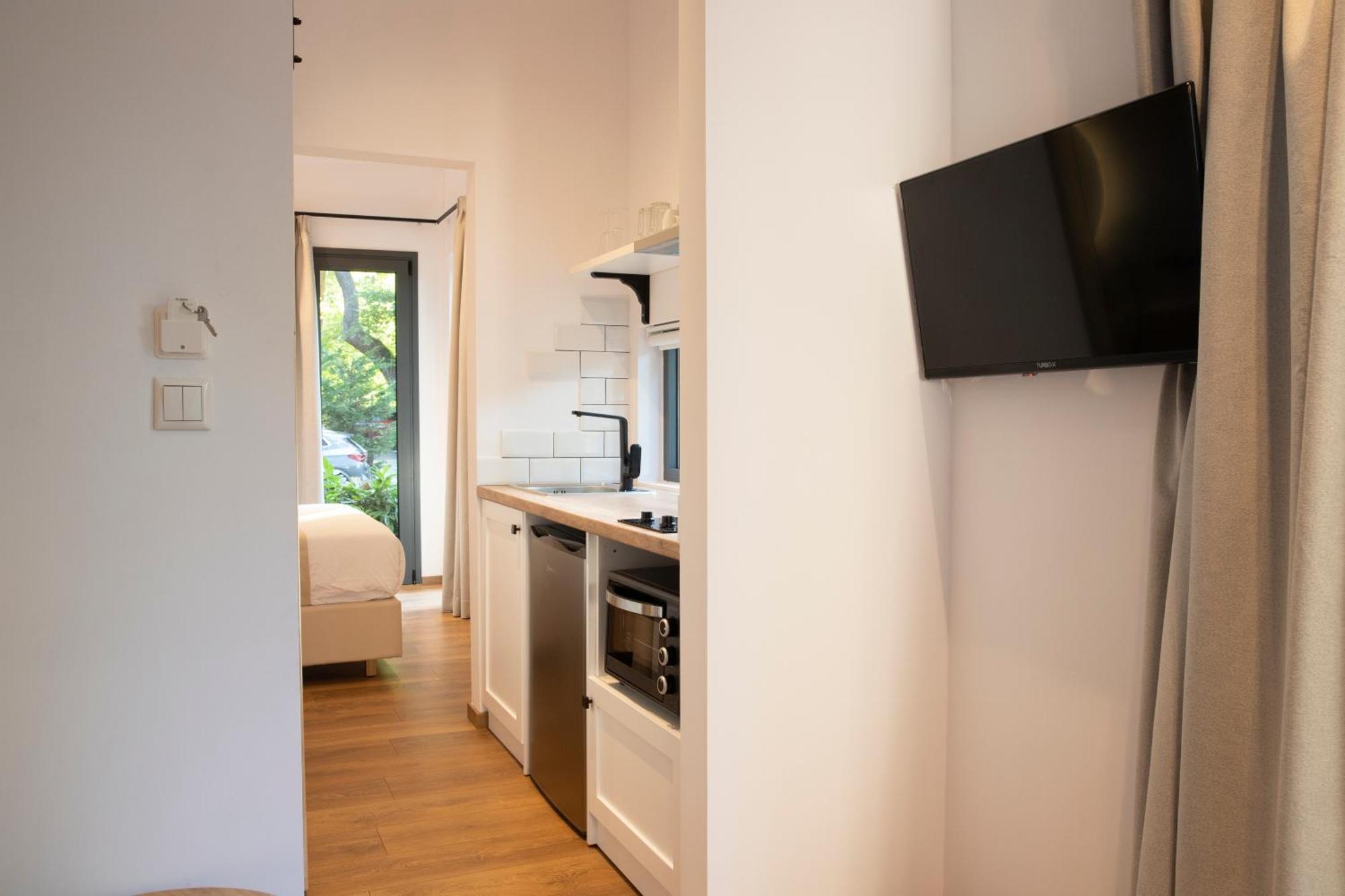 Gkaras Campsite & Apartments Leptokaryá Eksteriør bilde